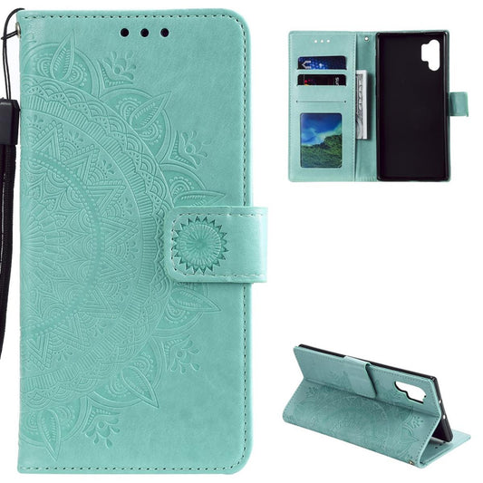 Hülle für Samsung Galaxy A32 5G Handy Tasche Flip Case Cover Mandala Grün