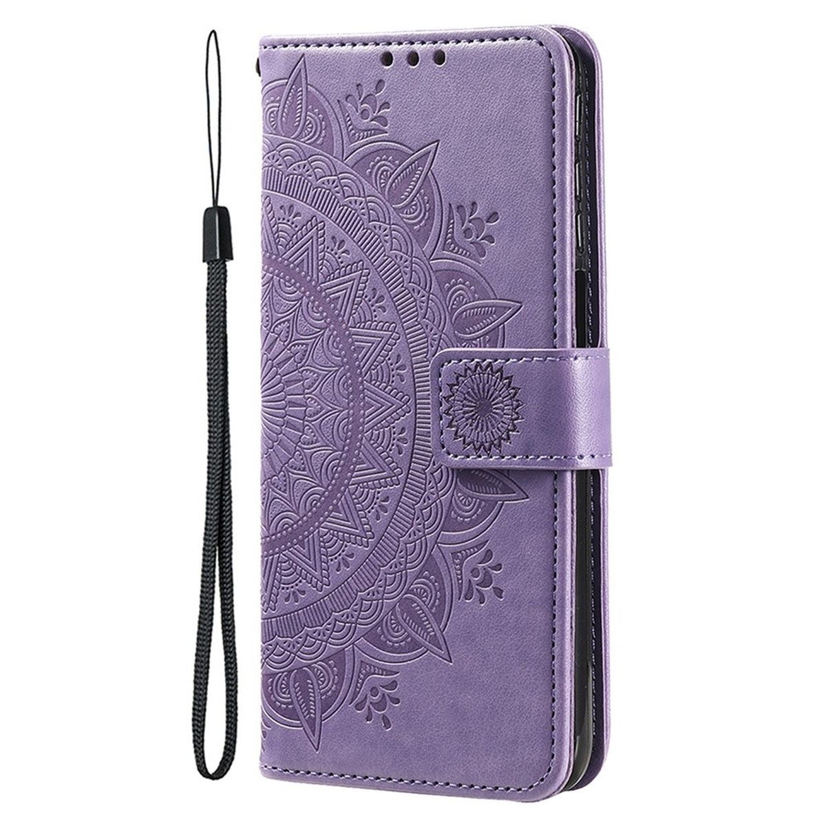 Hülle für Apple iPhone 14 Plus Handyhülle Flip Case Handy Cover Mandala Lila