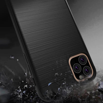 Hülle für Apple iPhone 11 Pro Max [6,5 Zoll] Handyhülle Hybrid Case Carbonfarben