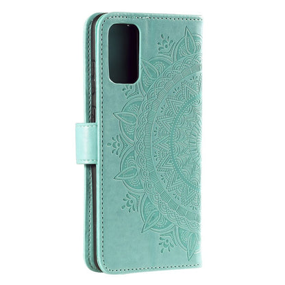 Hülle für Samsung Galaxy A53 5G Handyhülle Flip Case Cover Tasche Mandala Grün