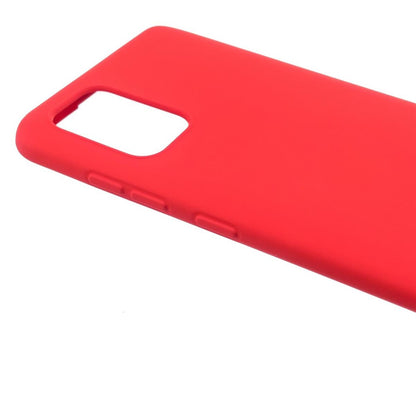 Hülle für Samsung Galaxy A03s Handyhülle Silikon Case Cover Bumper Matt Rot