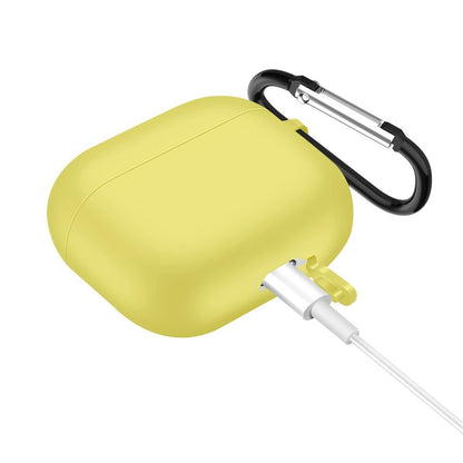 Hülle für Apple AirPods 3 Silikon Case Cover Etui Bumper Schutzhülle Gelb