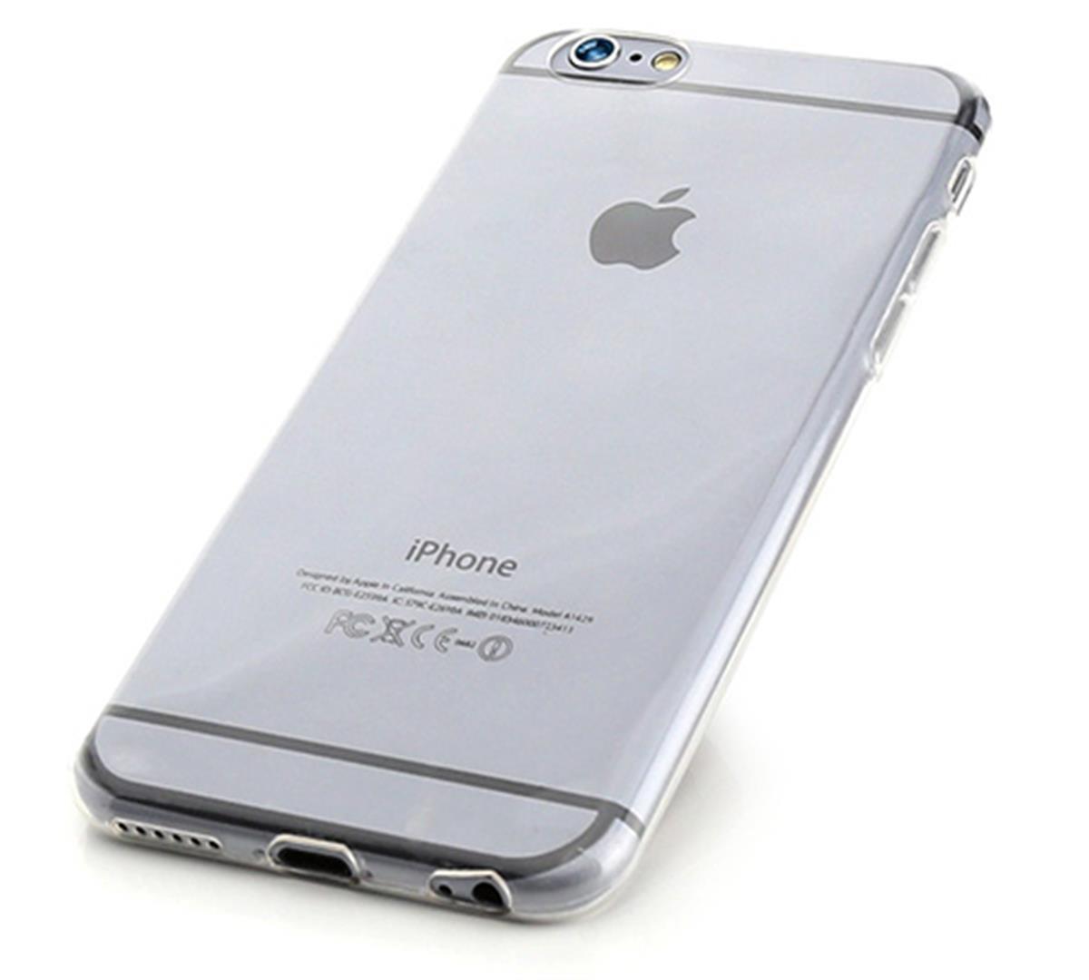 Hülle für Apple iPhone 6/6S Handyhülle Silikon Cover Schutzhülle Case Slim Transparent