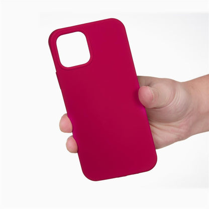 Hülle für Apple iPhone 13 [6,1 Zoll] Handy Silikon Case Cover Bumper Matt Rot