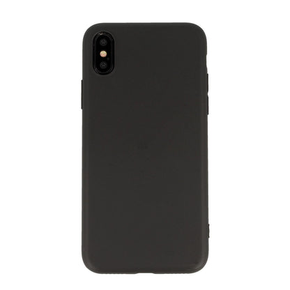 Hülle für Apple iPhone X/Xs Handyhülle Silikon Tasche Case Cover Schwarz