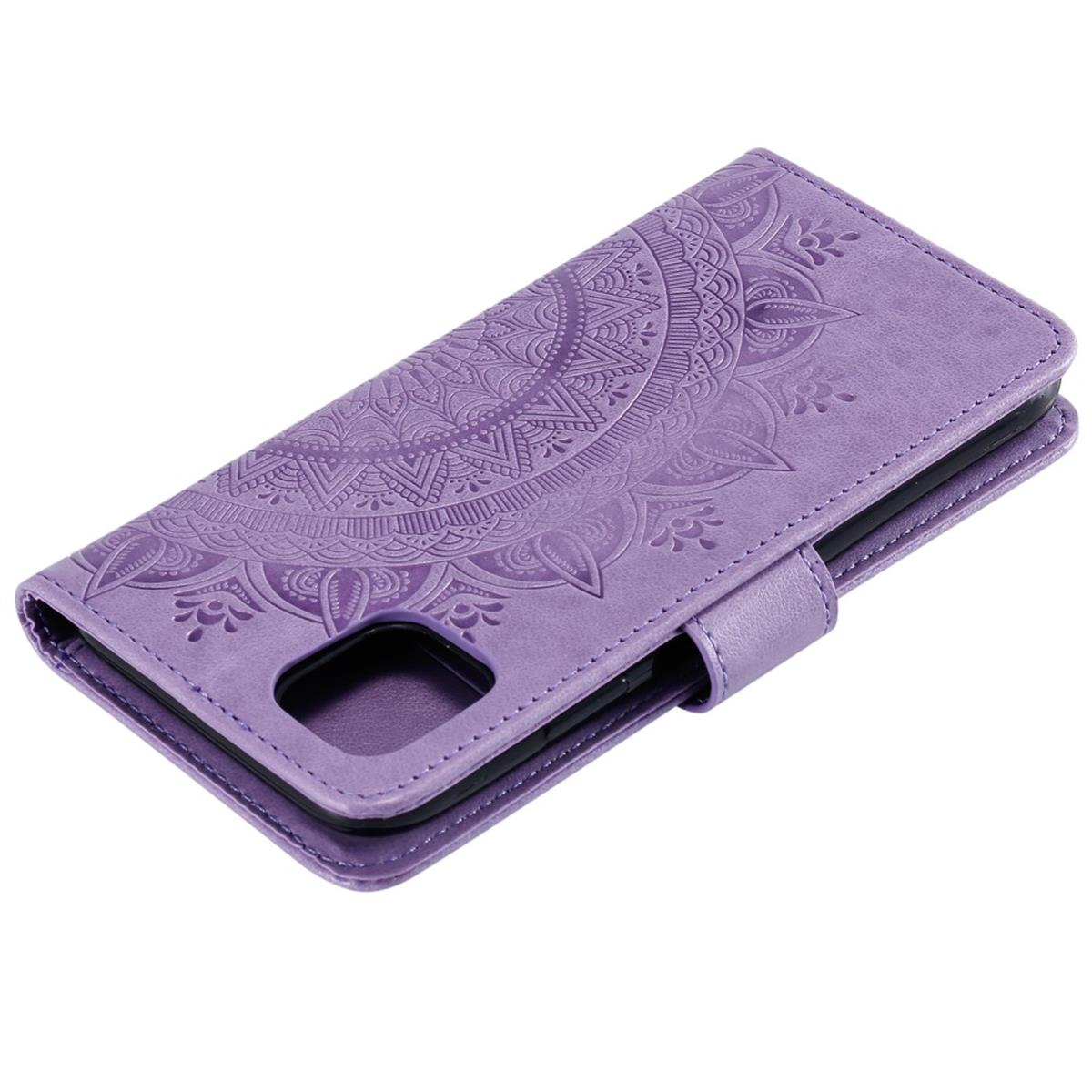 Hülle für Apple iPhone 13 Mini Handyhülle Flip Case Cover Tasche Mandala Lila