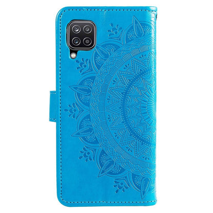 Hülle für Samsung Galaxy M53 5G Handyhülle Flip Case Cover Etui Mandala Blau