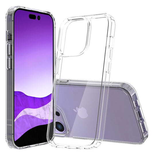 Hülle für Apple iPhone 14 Pro Handy Case Hybrid Silikon Bumper Cover transparent