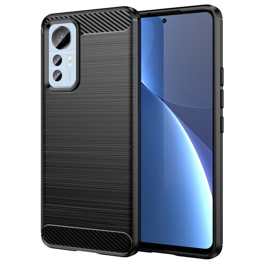 Hülle für Xiaomi 12 Lite 5G Handyhülle Silikon Case  Bumper Carbonfarben