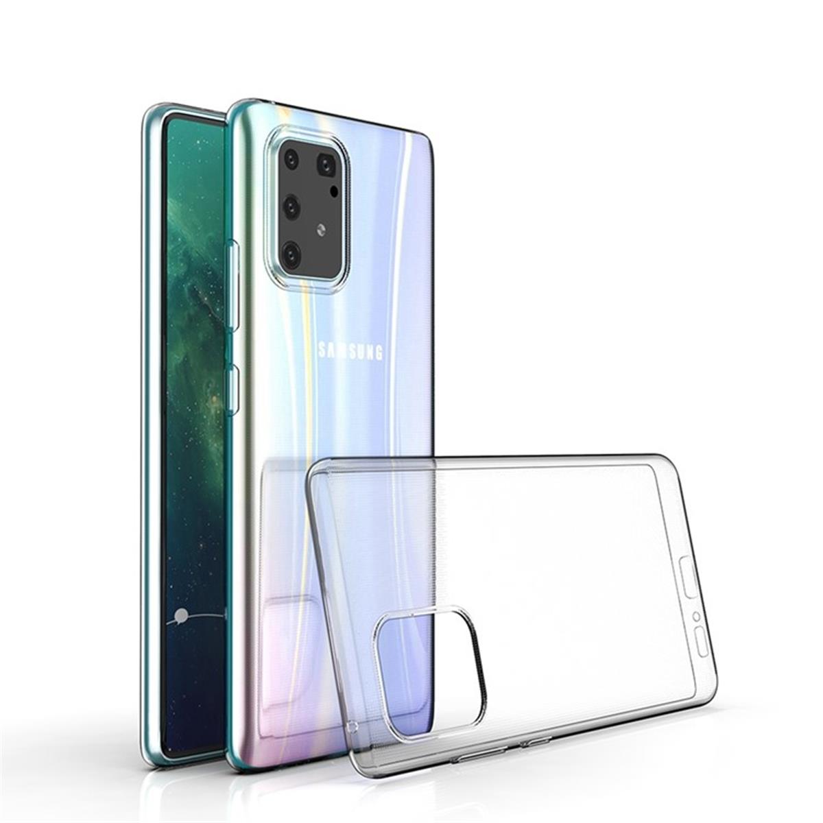 Hülle für Samsung Galaxy S10 Lite Handyhülle Silikon Cover Bumper Case klar