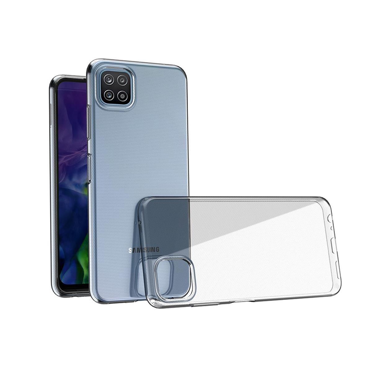 Hülle für Samsung Galaxy A22 5G Handyhülle Silikon Cover Case Bumper Klar