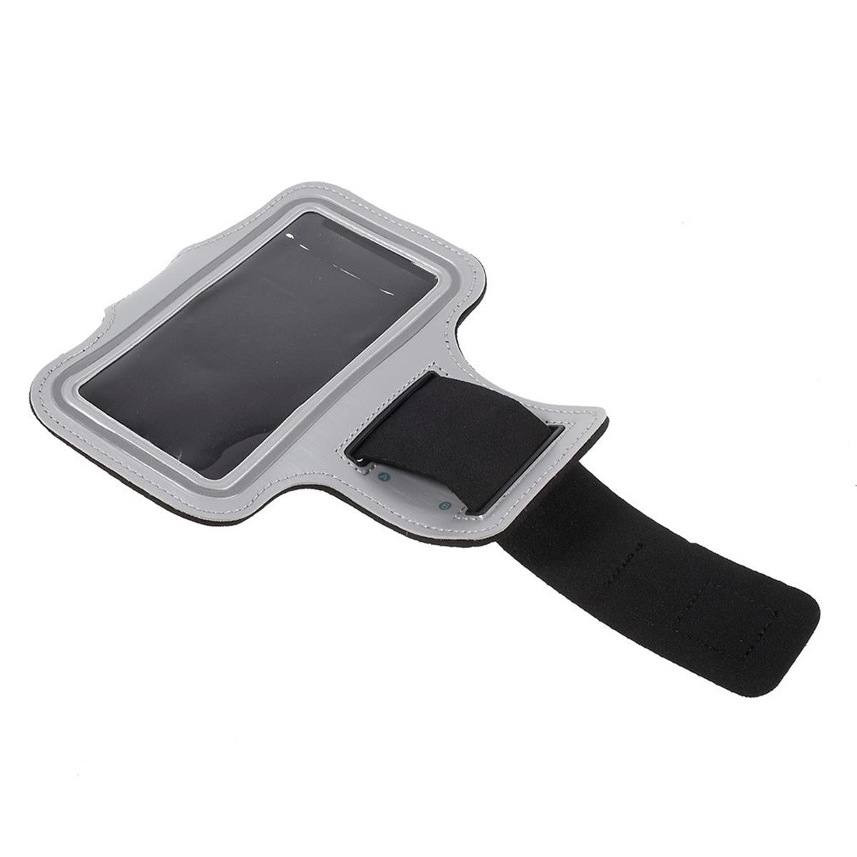 Universal Sport Armband Handy Tasche für Smartphones von 5,9" bis 6,5" Silber