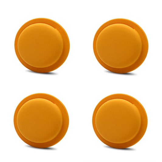 4er Pack - Silikonhülle für Apple AirTags 2021 - Hülle selbstklebend - Orange