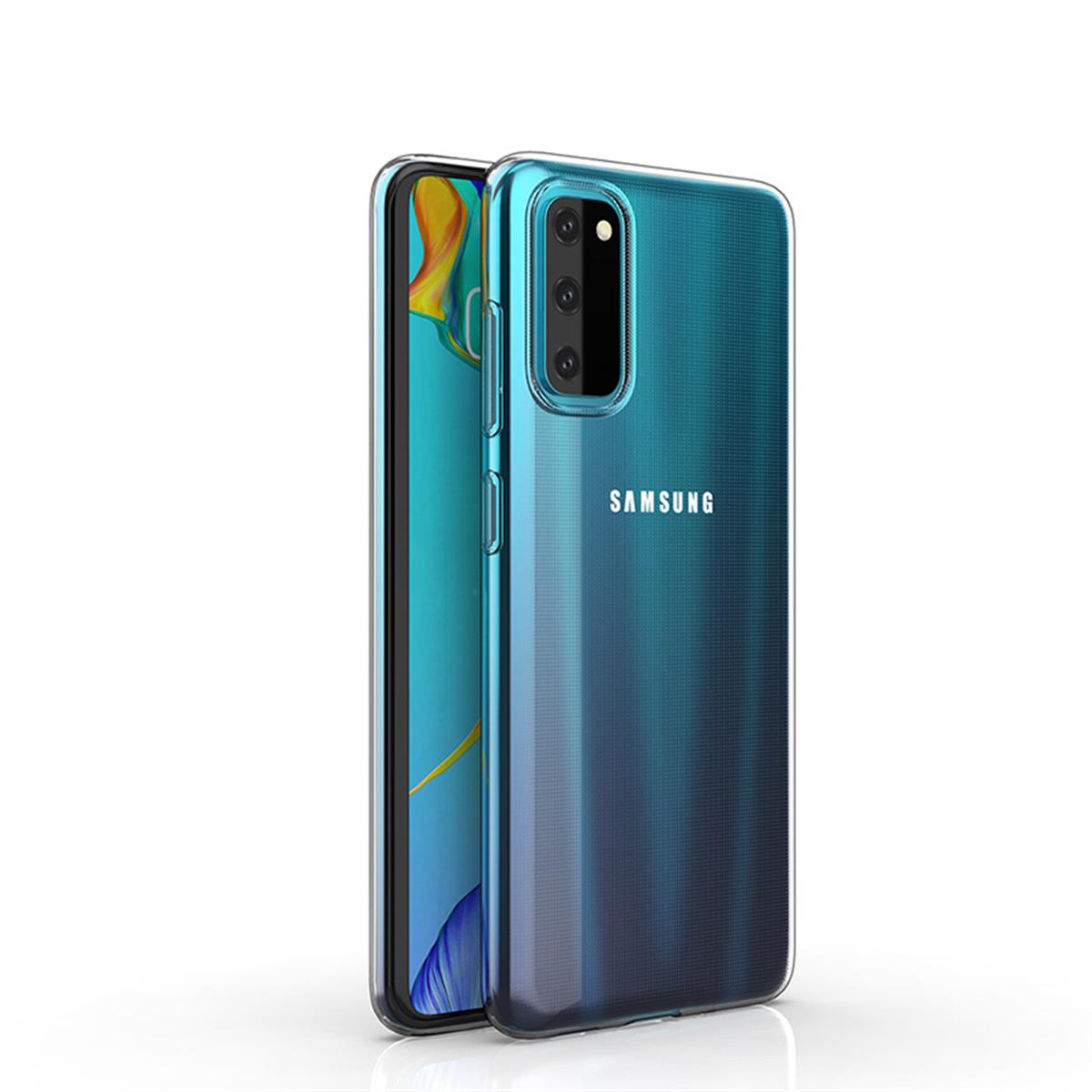 Hülle für Samsung Galaxy S20 Handyhülle Silikon Cover Schutzhülle Case klar