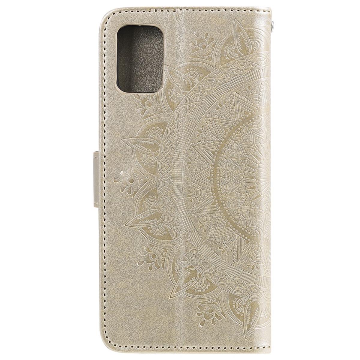 Hülle für Samsung Galaxy Note20 Handyhülle Flip Case Cover Tasche Etui Mandala Gold