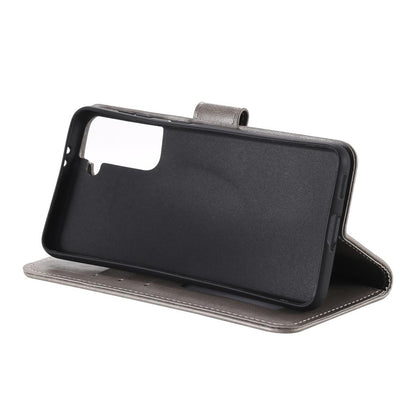 Hülle für Samsung Galaxy S21 Plus Handyhülle Flip Case Cover Schutzhülle Mandala Grau