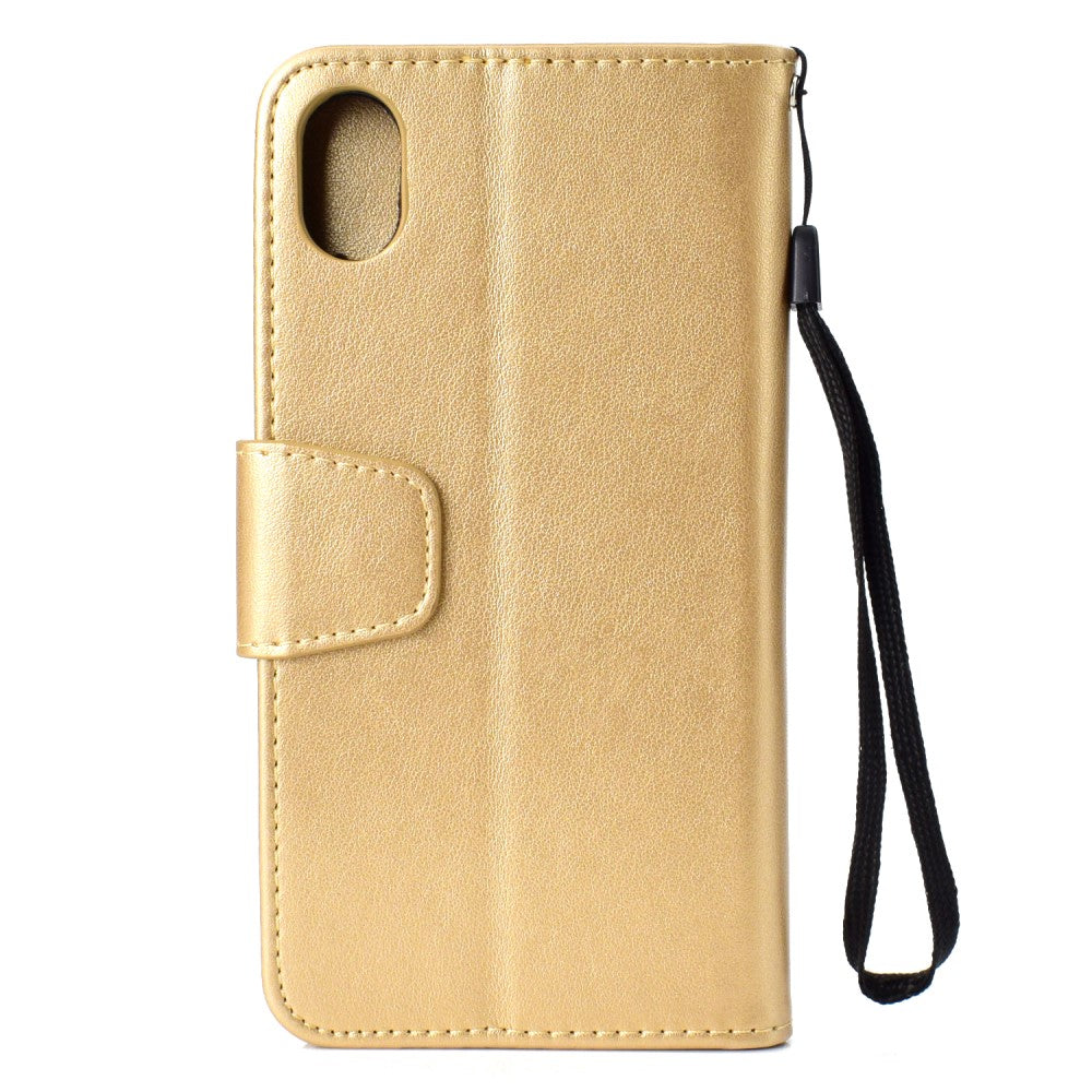 Hülle für Apple iPhone Xs Max Handyhülle Flip Case Cover Handytasche Anker