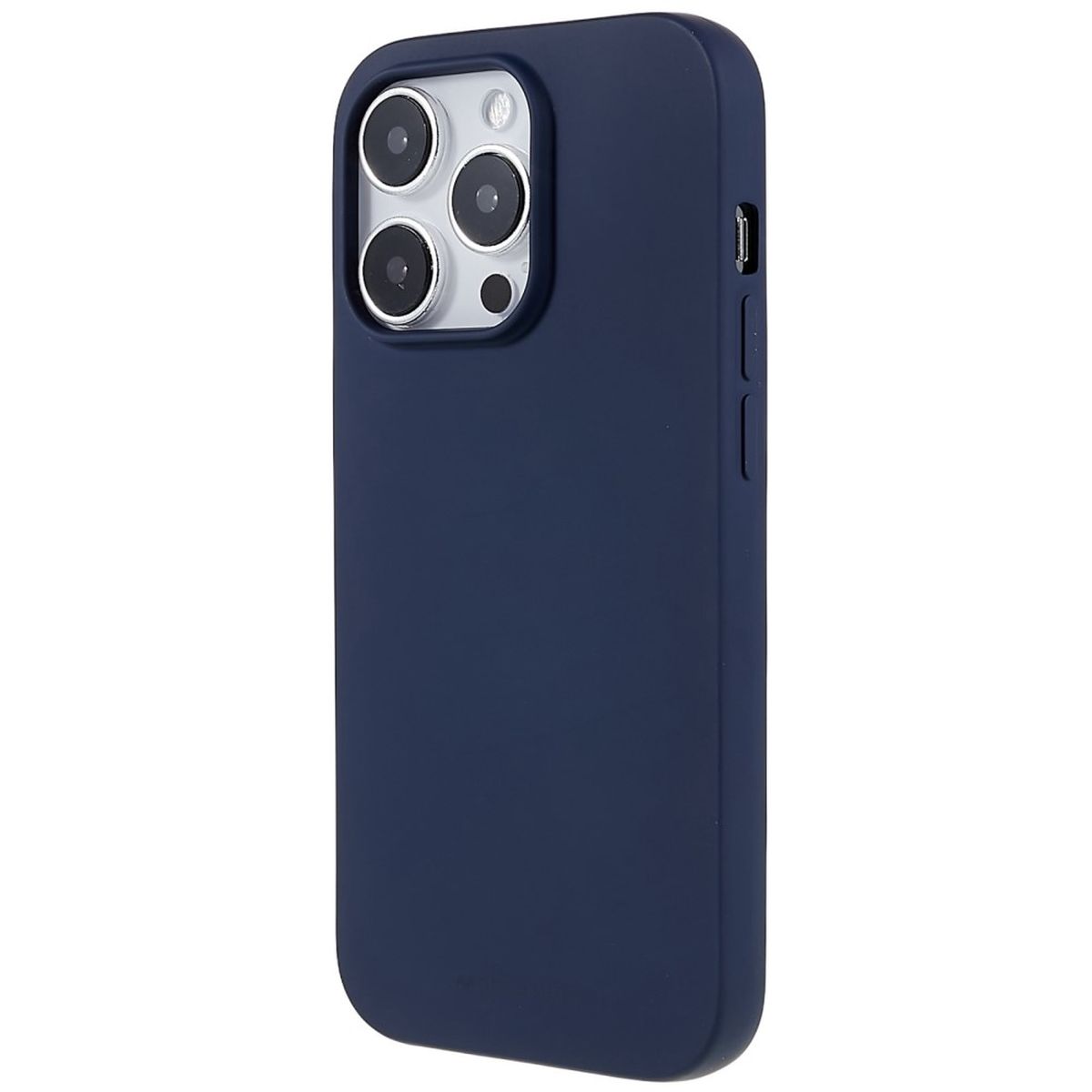 Hülle für Apple iPhone 14 Pro Handyhülle Silikon Case Cover Bumper Matt Blau
