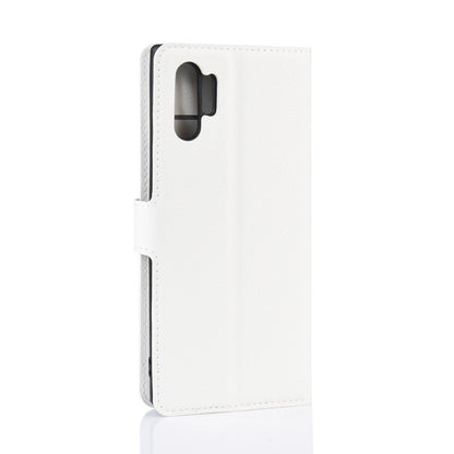 Hülle für Samsung Galaxy Note10+ (5G) Handyhülle Flip Case Cover Tasche Weiß