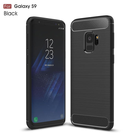 Hülle für Samsung Galaxy S9 Handyhülle Case Cover Silikonhülle Carbon Farben