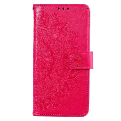 Hülle für Samsung Galaxy M53 5G Handyhülle Flip Case Cover Etui Mandala Pink