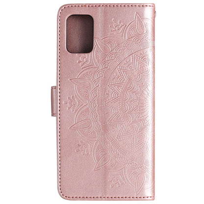 Hülle für Samsung Galaxy Note10 Lite Handyhülle Flip Case Schutzhülle Cover Mandala Rose