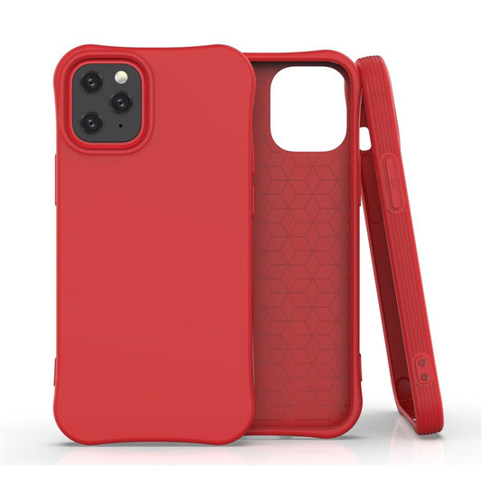 Hülle für Apple iPhone 12 Mini Handyhülle Silikon Case Cover Bumper Matt Rot