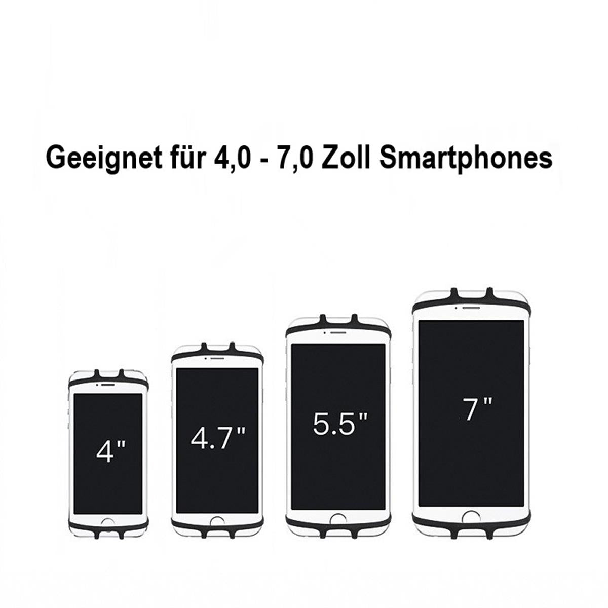 Sport Lauf Armband für Smartphones 4,0 - 7,0 Zoll Fitness Universal Grün