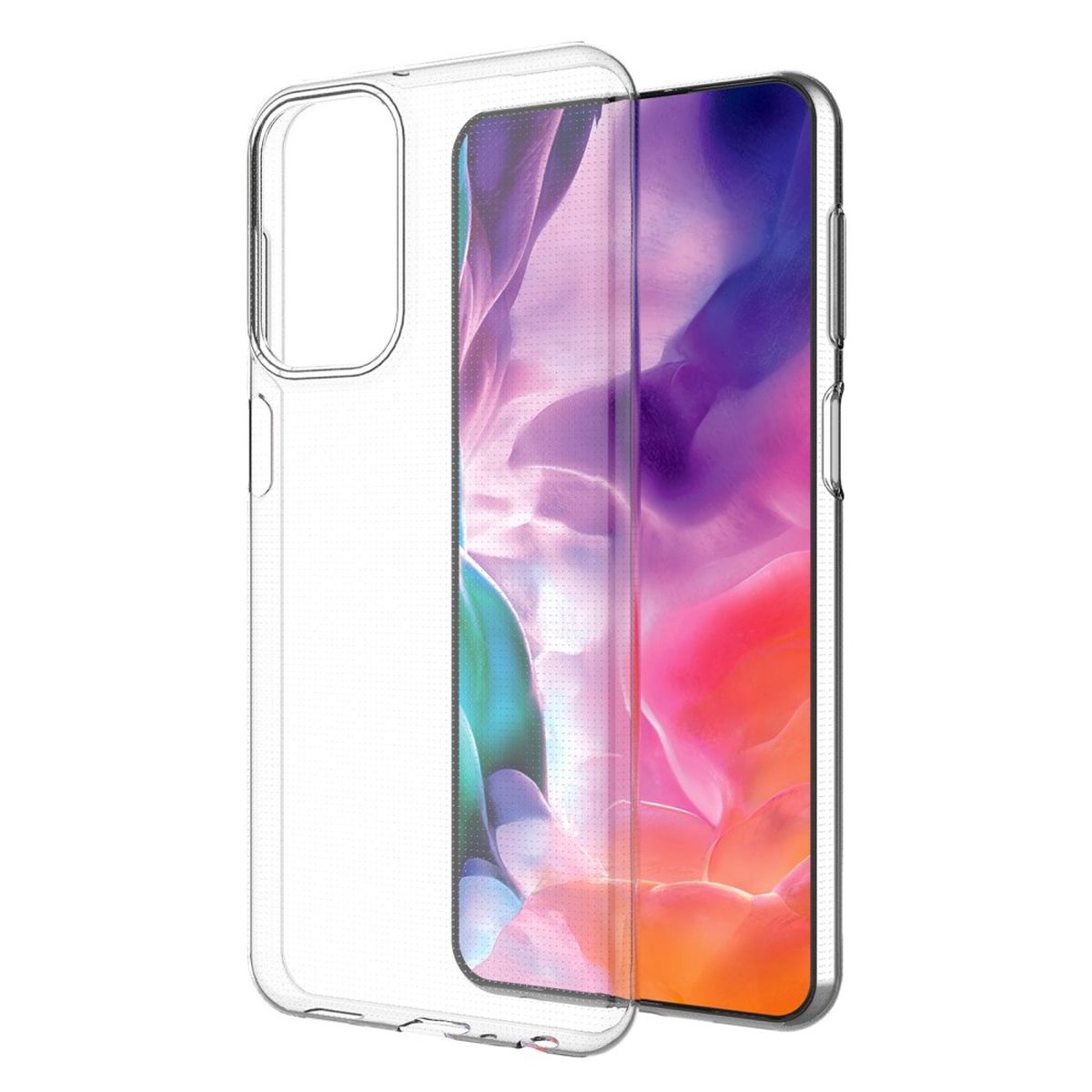 Hülle für Samsung Galaxy A23 Handyhülle Silikon Cover Case Bumper klar