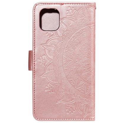 Hülle für Apple iPhone 11 Pro Max [6,5 Zoll] Handyhülle Flip Cover Case Mandala Rosegold