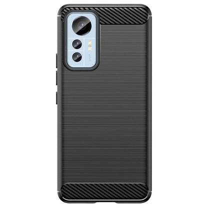 Hülle für Xiaomi 12 Lite 5G Handyhülle Silikon Case  Bumper Carbonfarben