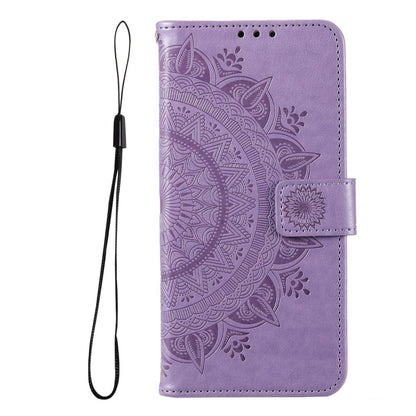 Hülle für Samsung Galaxy A53 5G Handyhülle Flip Case Cover Tasche Mandala Lila