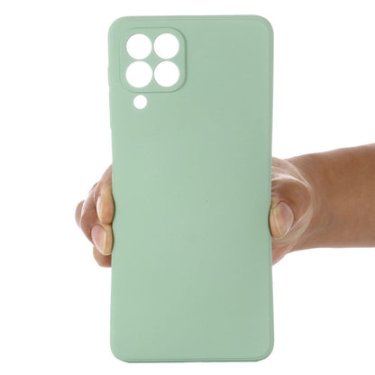 Hülle für Samsung Galaxy M53 5G Handyhülle Silikon Case Cover Bumper Matt Grün