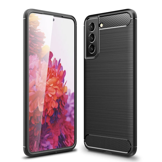 Hülle für Samsung Galaxy S22 5G Handyhülle Silikon Case Handy Cover Carbonfarben