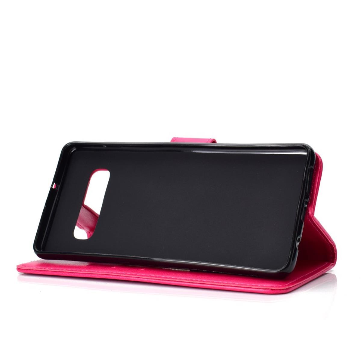 Hülle für Samsung Galaxy S10 Handyhülle Flip Case Cover Handytasche Mandala Pink