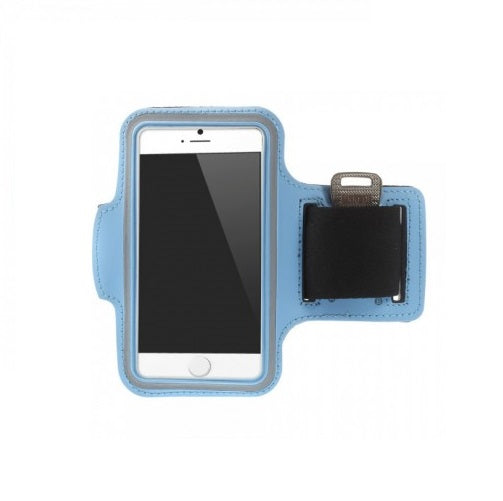 Armband für Apple iPhone 7/8 Sportarmband Fitness Hülle Jogging Arm Tasche Laufhülle Hellblau