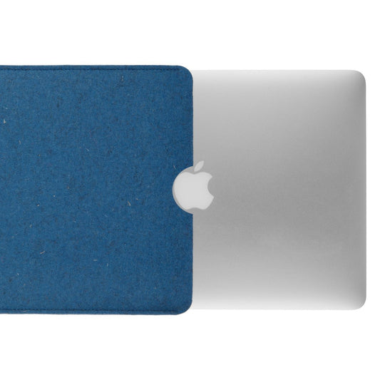 Hülle für Apple MacBook Pro 13" (M1,M2)/Air 13" (M1) Handmade Filz Cover Blau