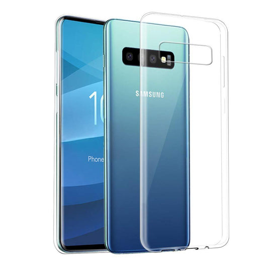 Hülle für Samsung Galaxy S10+ (Plus) Handyhülle Silikon Handy Case Transparent