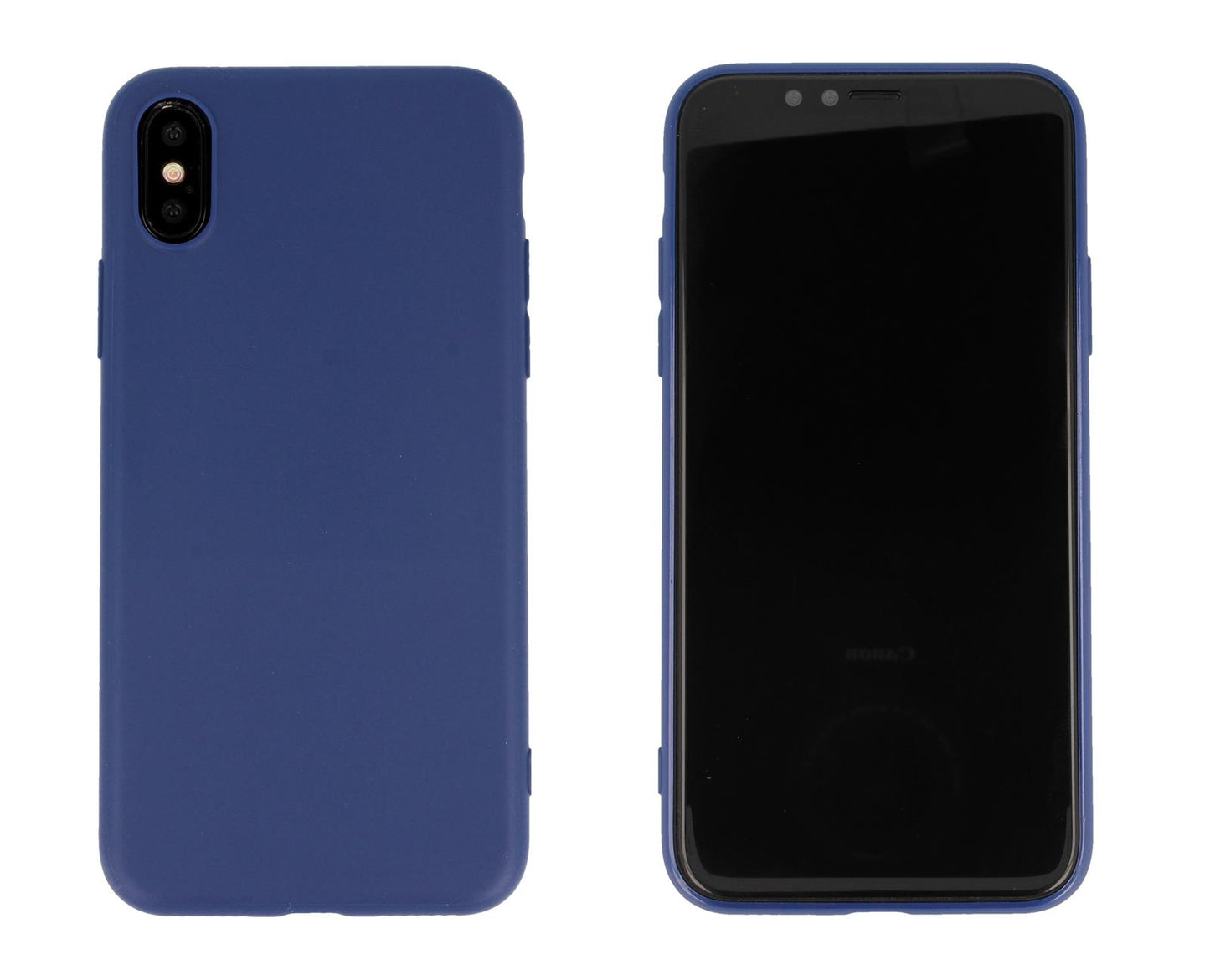 Hülle für Apple iPhone X/Xs Handyhülle Silikon Tasche Case Cover Blau