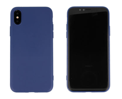 Hülle für Apple iPhone X/Xs Handyhülle Silikon Tasche Case Cover Blau