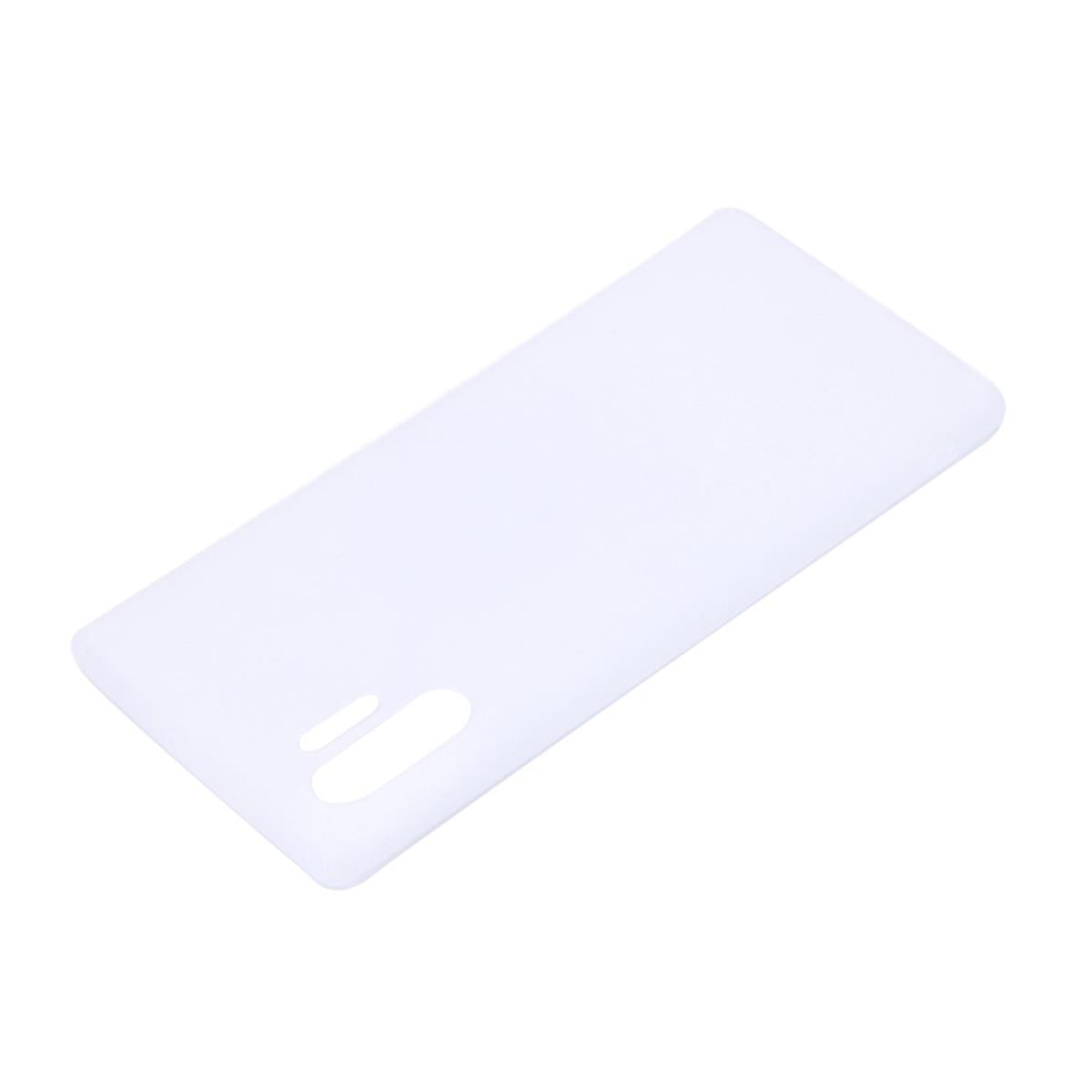 Hülle für Samsung Galaxy Note10+ (5G) Handyhülle Silikon Cover Schutzhülle Case matt Weiß