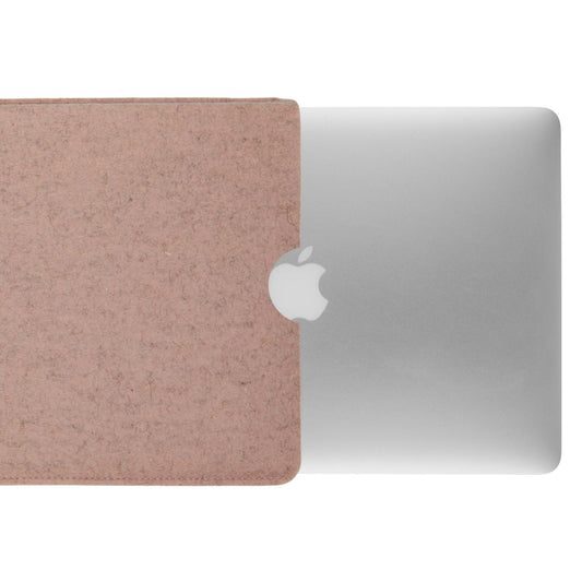 Hülle für Apple MacBook Air/Pro 15" Handmade Notebook Tasche Filz Case Rosa