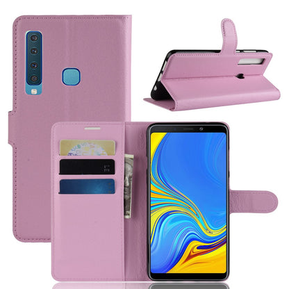 Hülle für Samsung Galaxy A9 (2018) Handyhülle Flip Cover Book Case Tasche Rosa