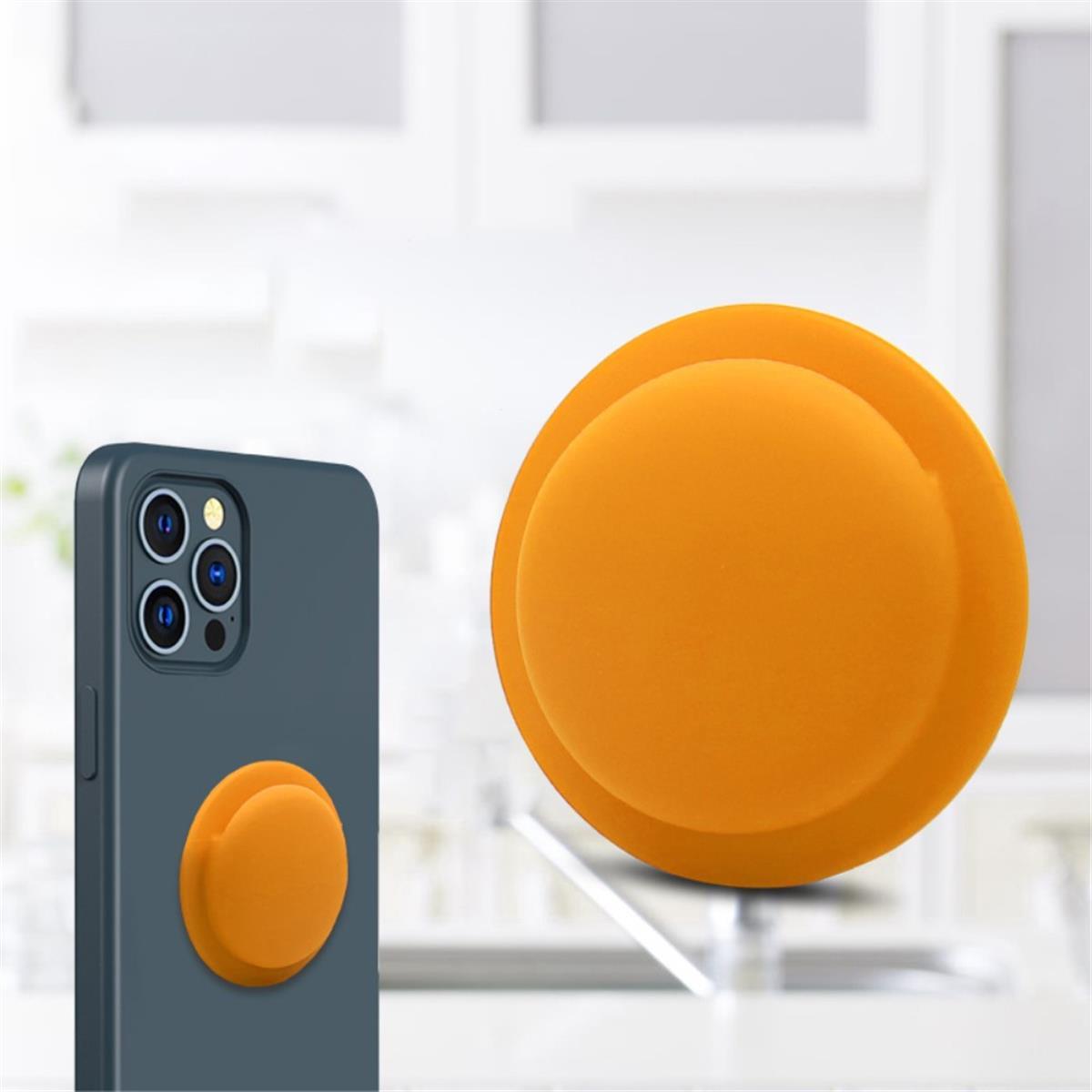 Silikonhülle für Apple AirTags 2021 - Hülle selbstklebend - Cover Case Orange