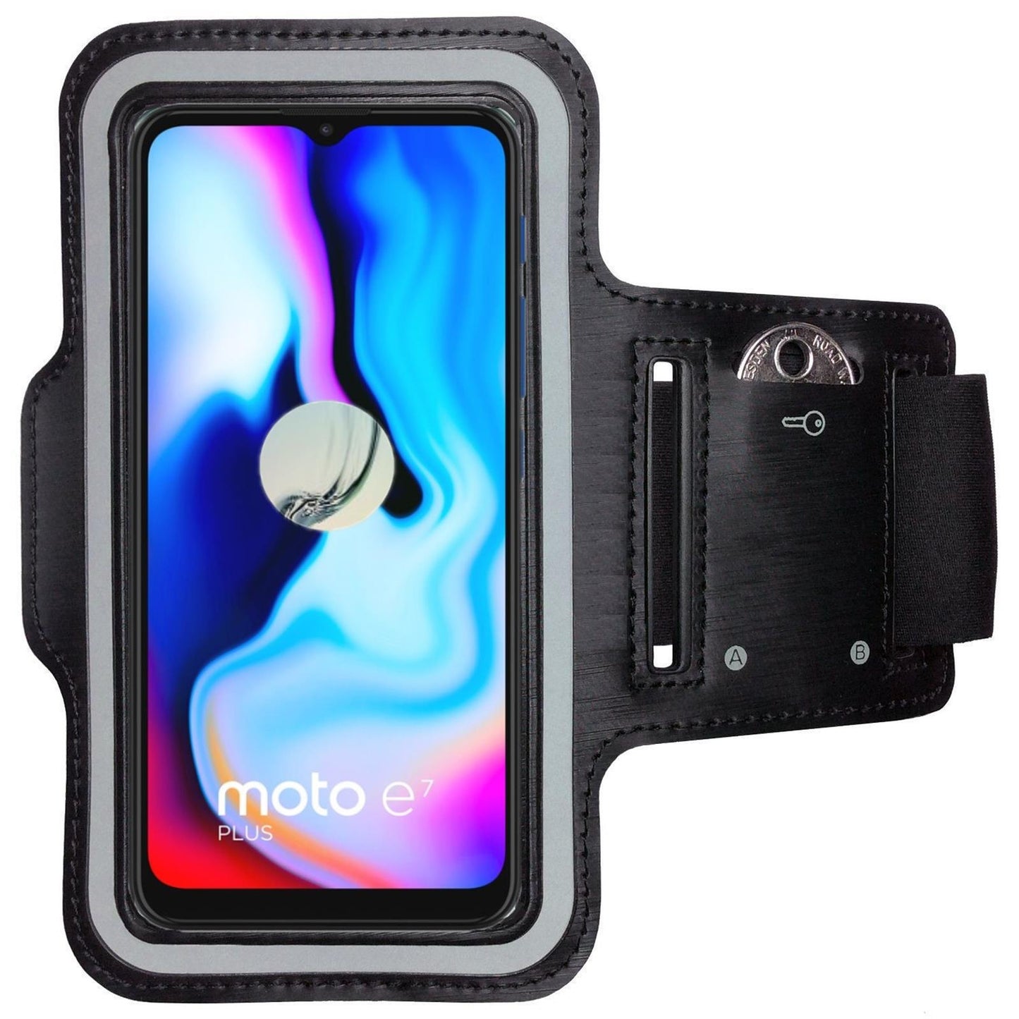 Sportarmband für Motorola Moto E7 Plus Armband Handy Tasche Fitness Jogging
