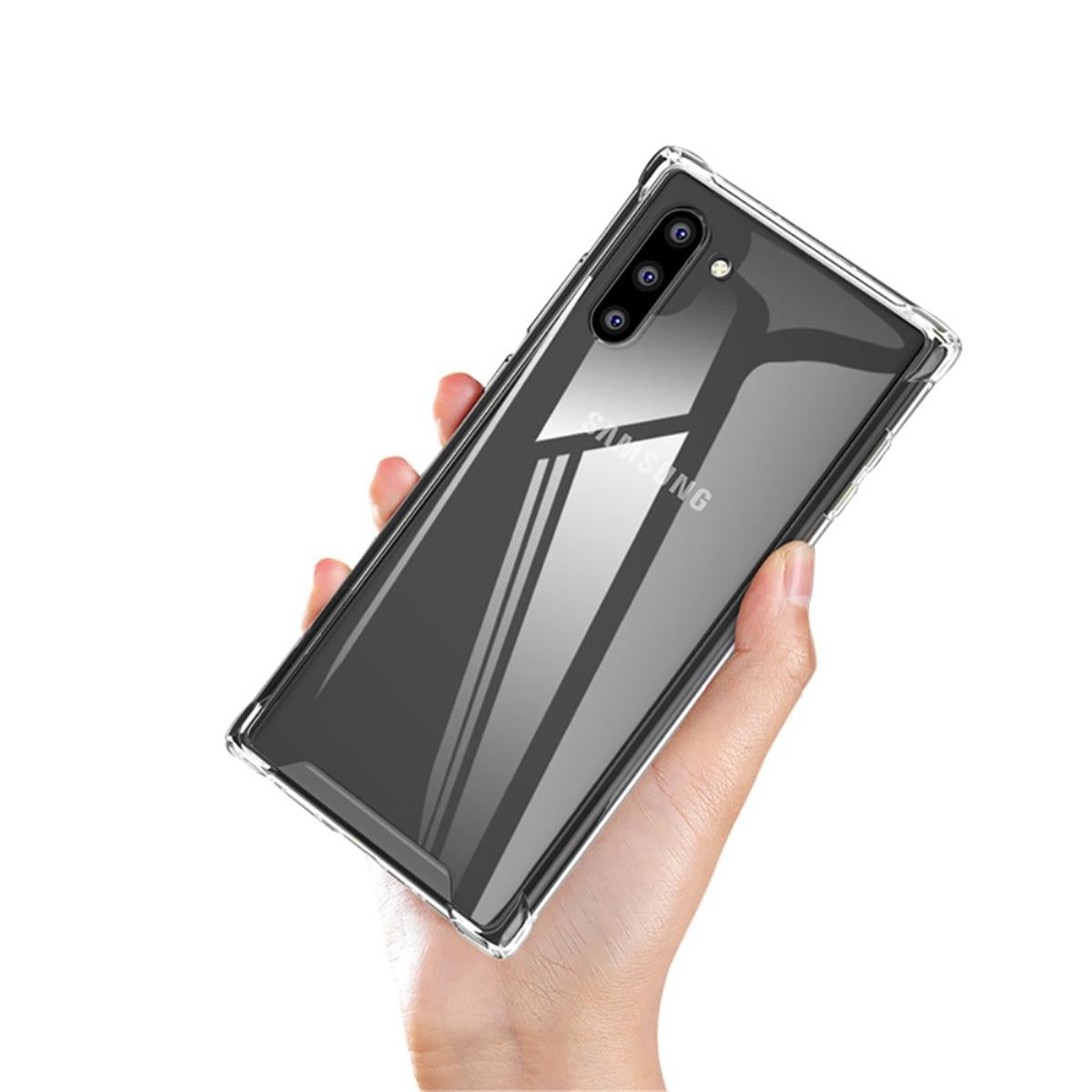 Hülle für Samsung Galaxy Note10 Handyhülle Silikon Cover Schutzhülle Case klar