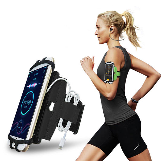 Universal Sport Armband für Smartphones 4,0 - 7,0 Zoll Fitness Tasche Schwarz