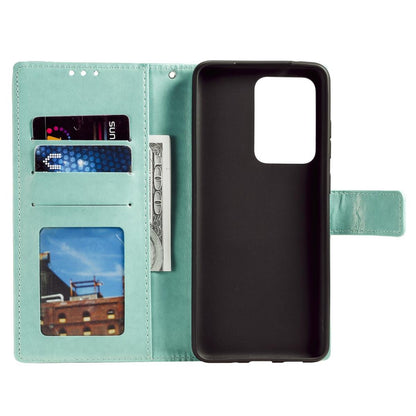 Hülle für Samsung Galaxy Note20 Ultra Handyhülle Flip Case Cover Mandala Grün