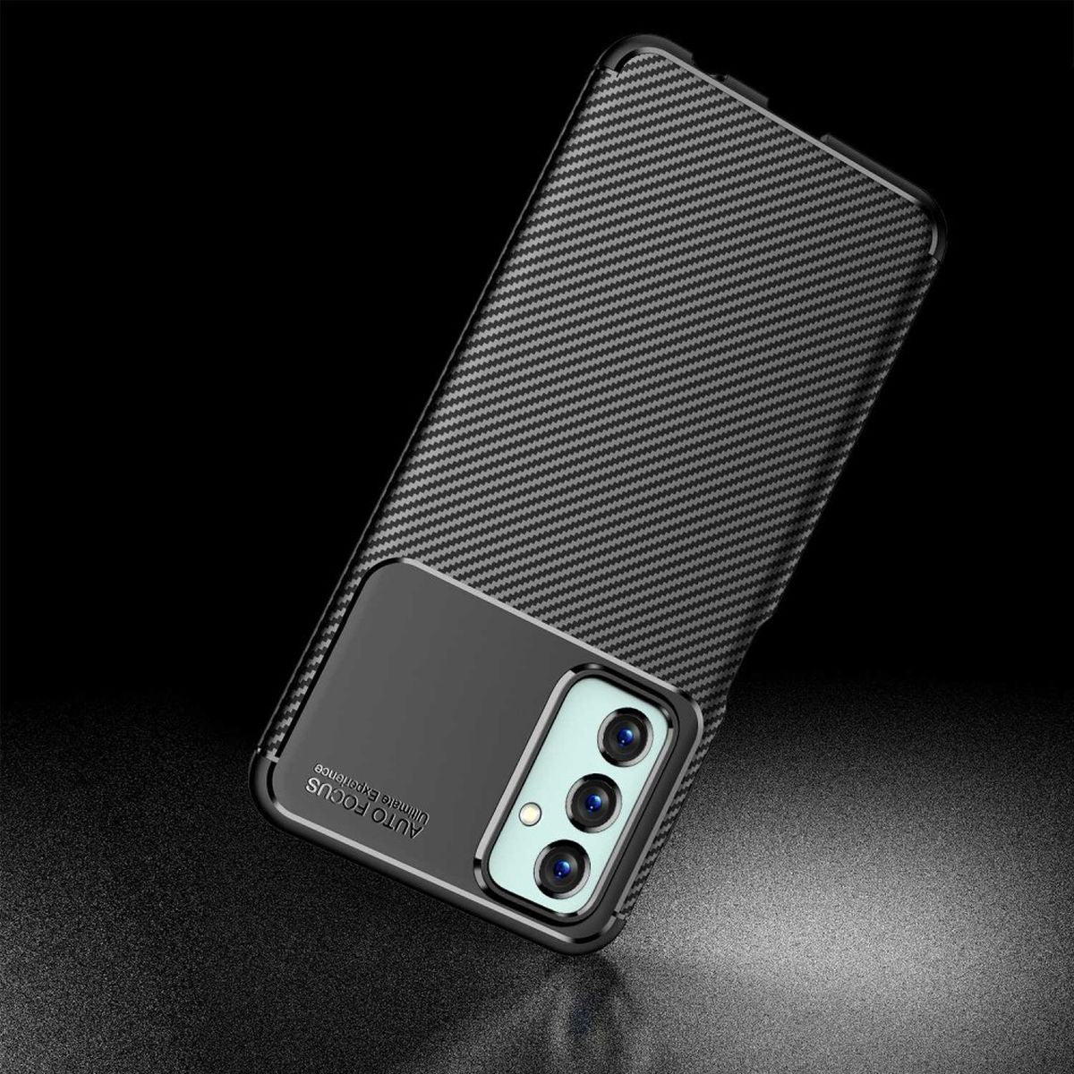 Hülle für Samsung Galaxy M13/M23 5G Handyhülle Silikon Case  Bumper Carbonfarben