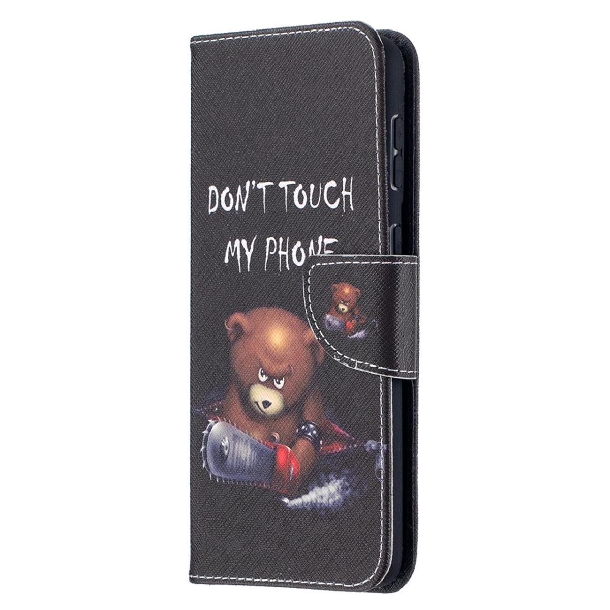 Hülle für Samsung Galaxy S21 Plus Handyhülle Flip Case Cover Bumper Etui Tasche Motiv Bär